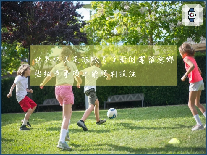 世界杯买足球账号注册时需留意哪些细节事项才能顺利投注